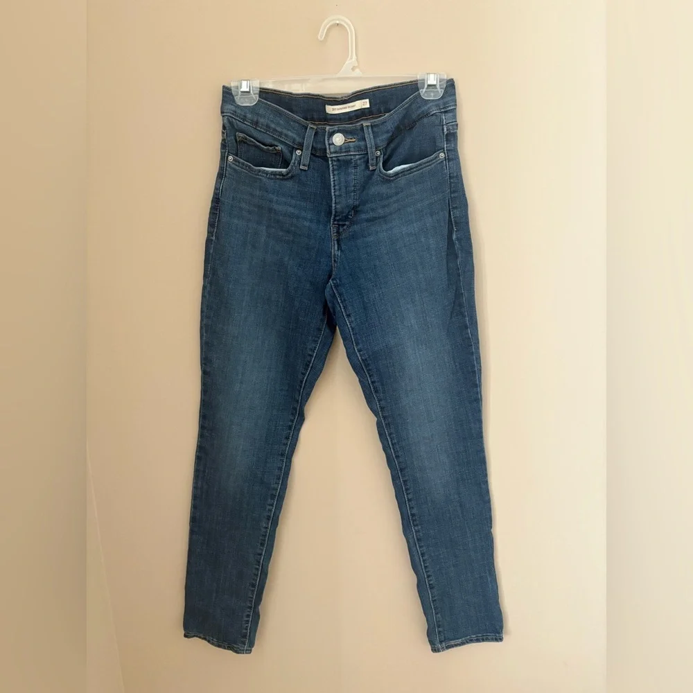 Levi's Women's 311 Shaping Skinny Jeans Size 27 Dark Indigo Blue - Picture 2 of 6